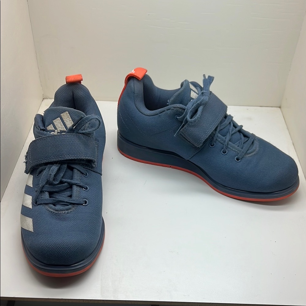 Adidas Men's Blue Weightlifting Training Shoes 7.5